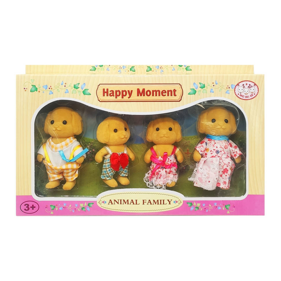 

Игровой набор "Happy Family" Bambi MBE18-5 (Собаки), Time Toys