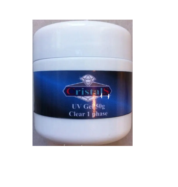 

Гель для наращивания ногтей Cristals однофазный. 50 гр . Clear