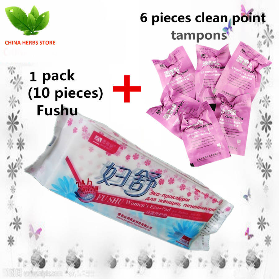 

Прокладки на 49 травах Фу шу "FU SHU" 10шт/уп + тампоны 6шт