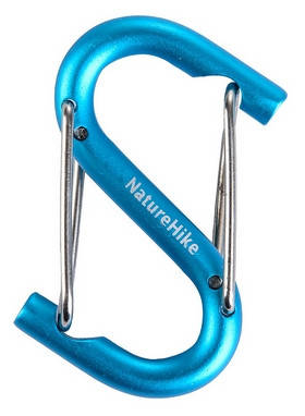 

Карабин Naturehike S-type 60 мм NH15A003-H blue