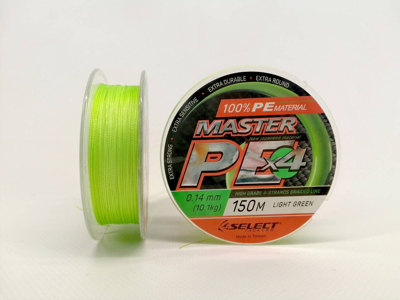 

Шнур Select Master PE 150м 0.14мм (салатовый)