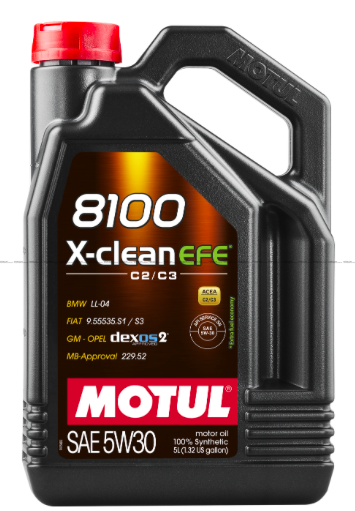 

Оригинальное моторное масло Motul 8100 X-CLEAN EFE 5W-30 5 л.