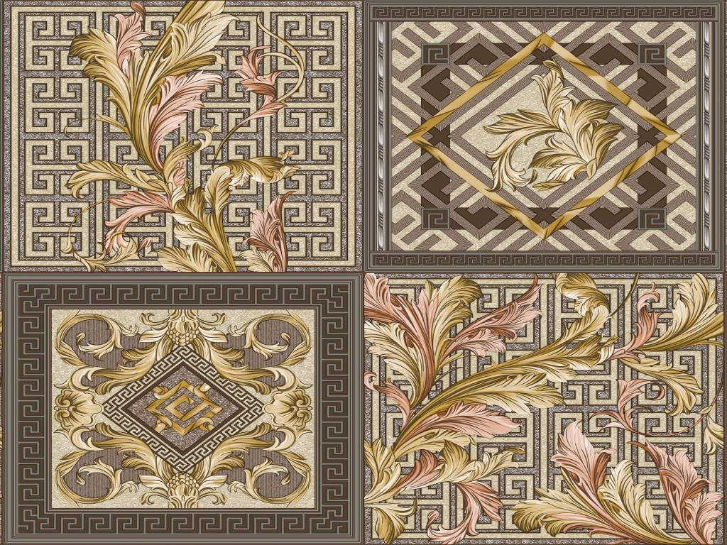 

Обои Моющиеся Континент 2158 Версаче кафель 0,53м X 10,05м Коричневый 2000000447377