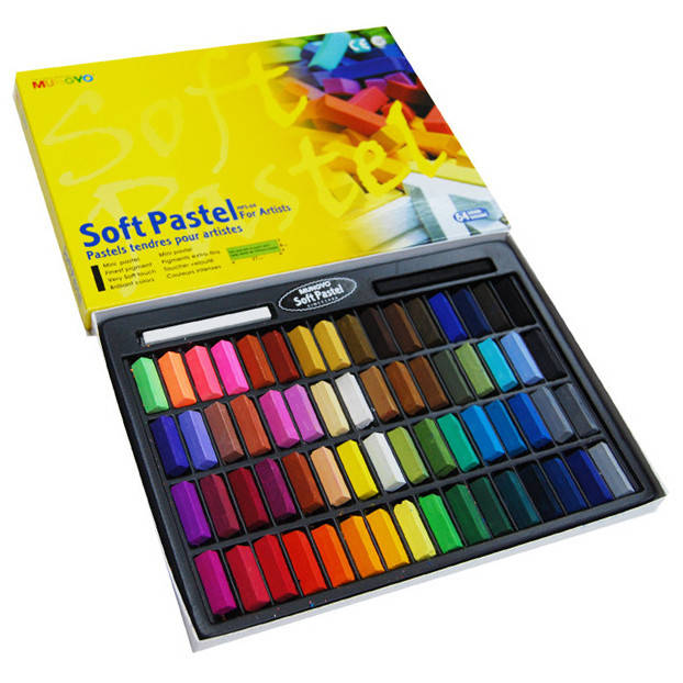 

Набор сухой пастели MUNGYO, мини (половинки), 64 цв., MPS-64