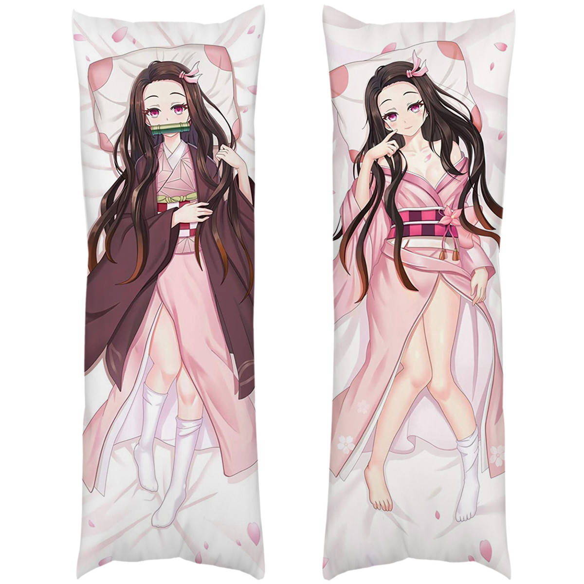 

Дакимакура Незуко Камадо | Клинок, рассекающий демонов | Nezuko Kamado | Kimetsu no Yaiba, 40x120 см, Белый