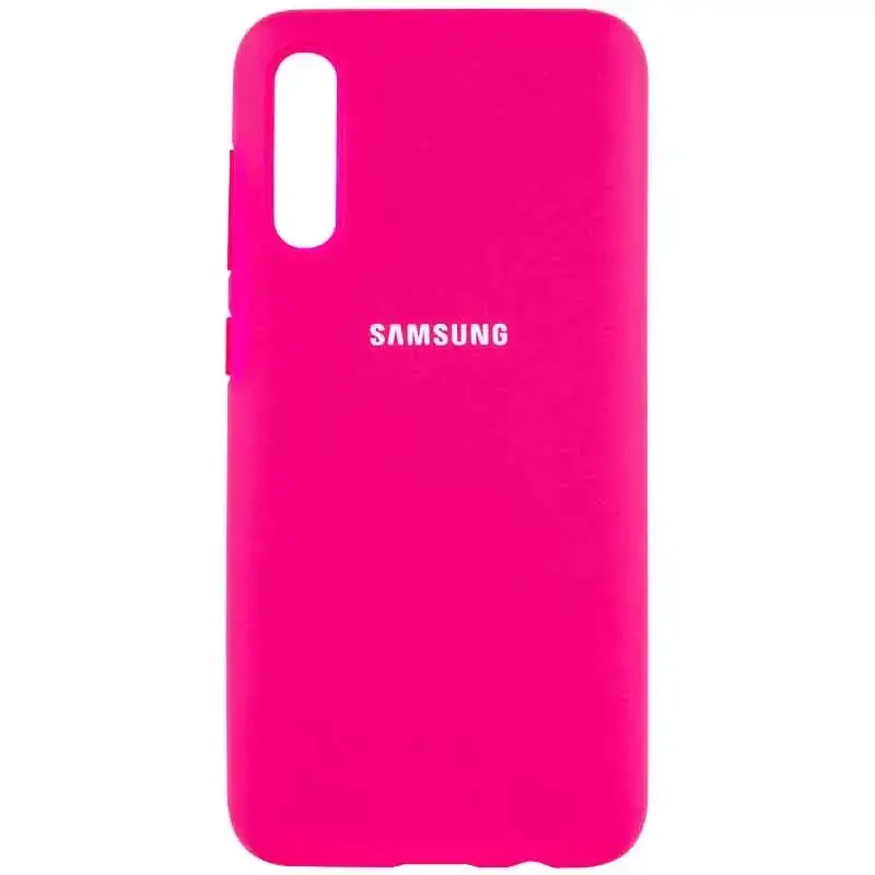 

Чехол Silicone Case Samsung A50 фуксия