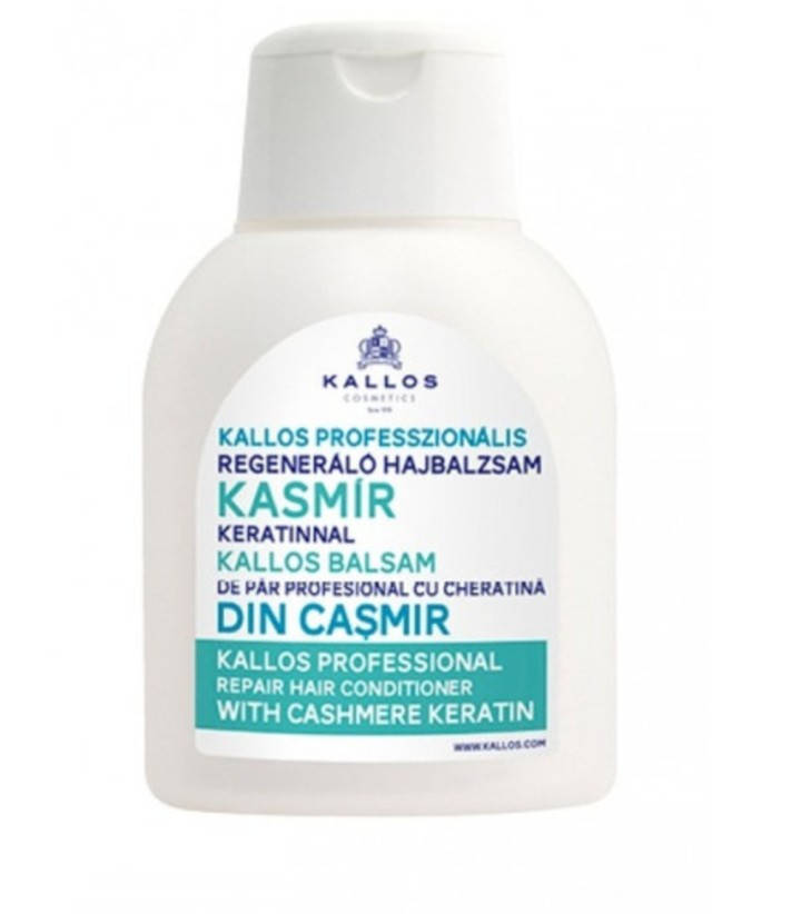 

Профессиональный регенерирующий бальзам для волос на основе кератина и кашемира Kallos 500 мл
