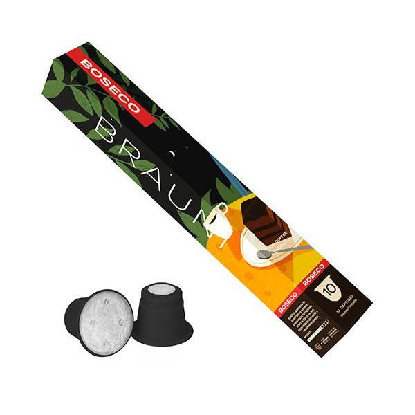 

Кофе в капсулах Boseco Nespresso Brauni