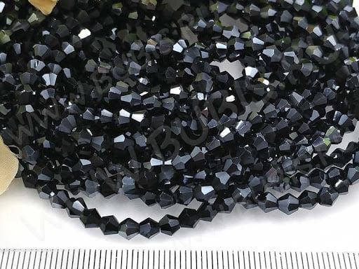 

Биконус, 4\4 мм, нить (100 +- шт), цвет - гематитовые не прозрачные