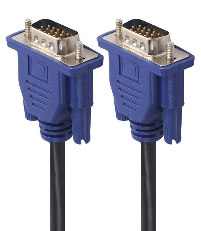 

Кабель VGA-VGA папа-папа 5 метра с ферритами 3+2 (2899), Черный