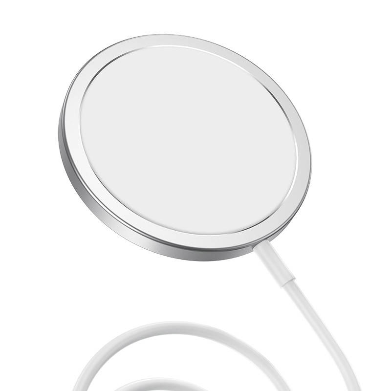 

Беспроводная зарядка QI Magsafe HOCO CW30 Pro для iPhone 12 и 13 серии Белый
