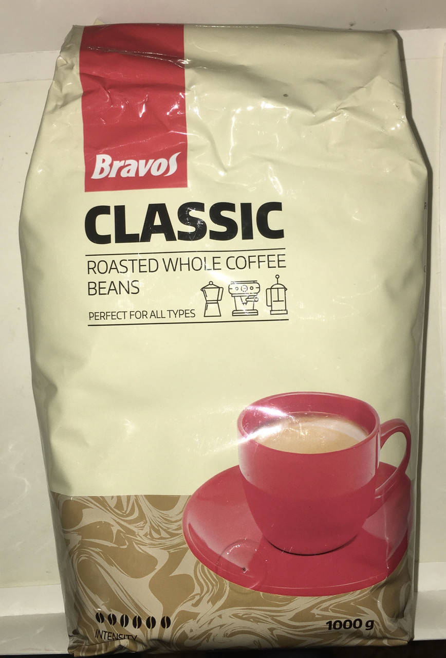 

Кава в зернах Bravos Classic 1 кг.
