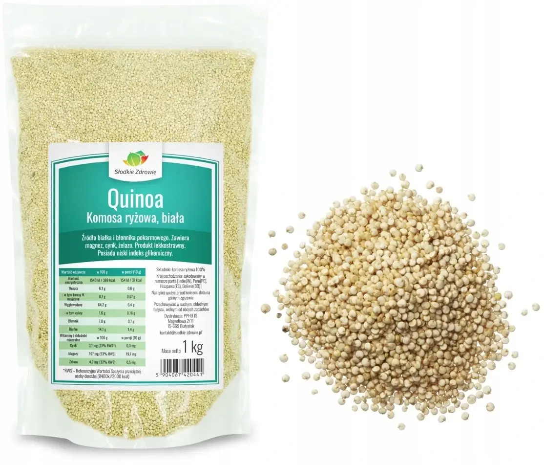 

Киноа белая (Quinoa), рисовая лебеда 1000г 1 кг