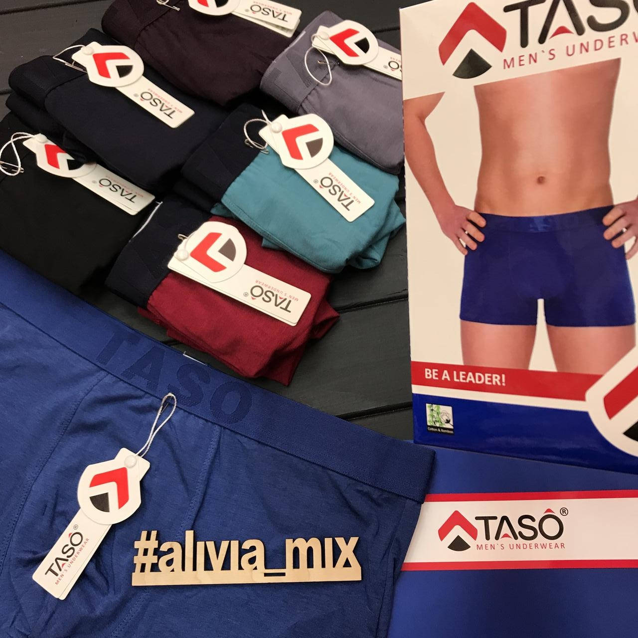 

Мужские боксеры хлопок+бамбук TASO