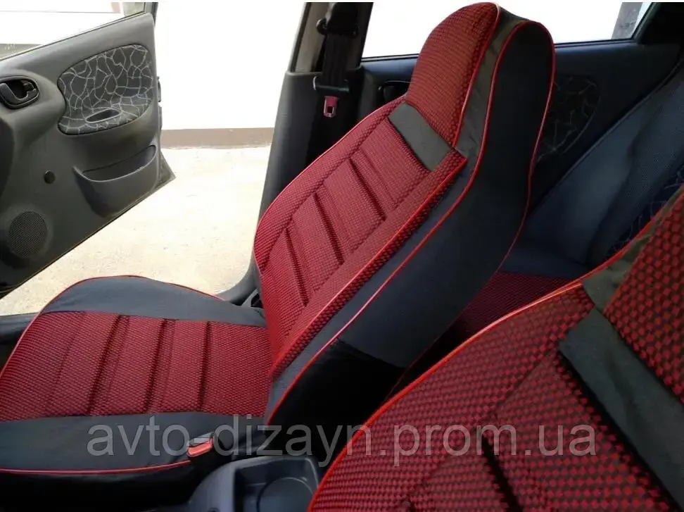 

Модельные автомобильные чехлы "ПИЛОТ" ВАЗ 21099 (красный)