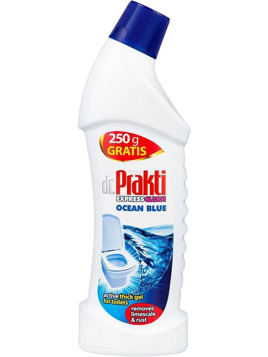 

Средство для мытья унитаза Dr. Prakti WC Ocean Blue 750 мл