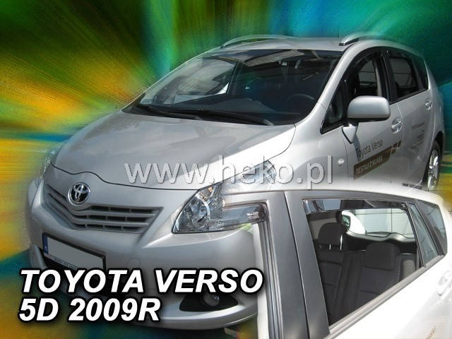 

Дефлекторы окон (вставные!) ветровики Toyota Verso 2009-2018 4шт., HEKO, 29618