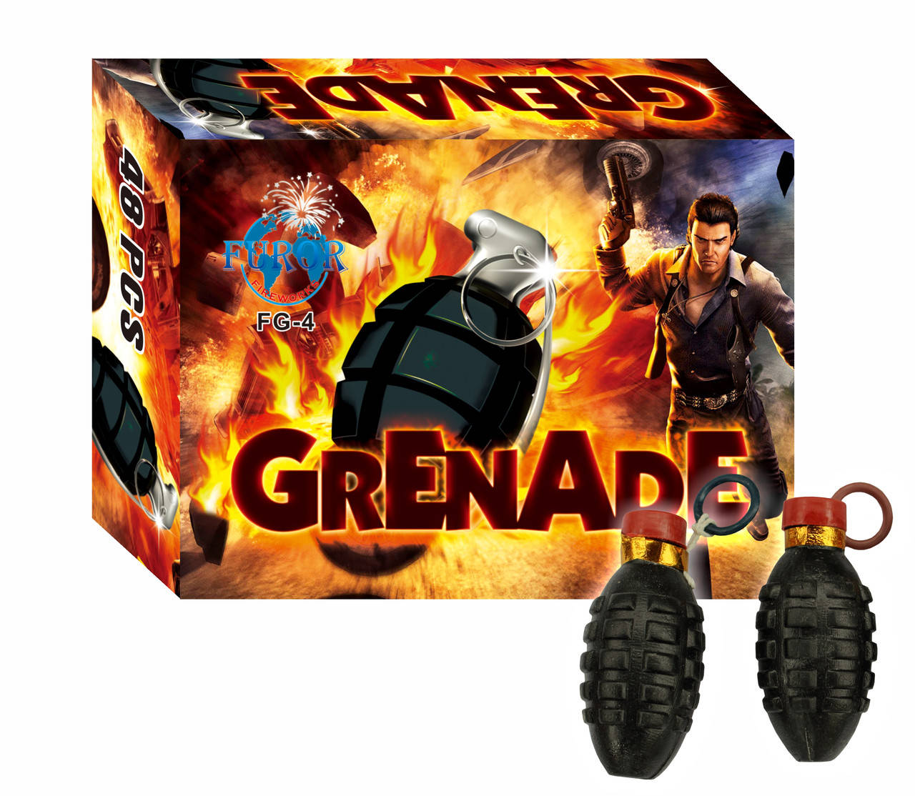 

Петарда Ручная граната 48 шт. FG-4