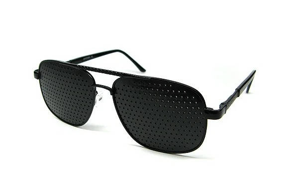 

Очки тренажеры для зрения с перфорацией Mystery, Черный