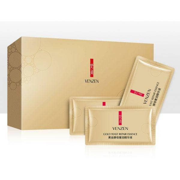 

Набор увлажняющих сывороток с золотом 24K VENZEN Gold Yeast Repair Essence (2мл*30шт)