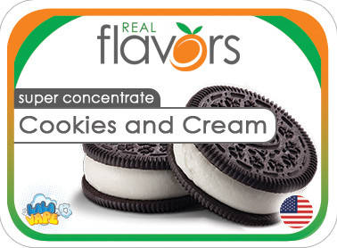

Ароматизатор Real Flavors Cookies and cream (Печенье и крем)