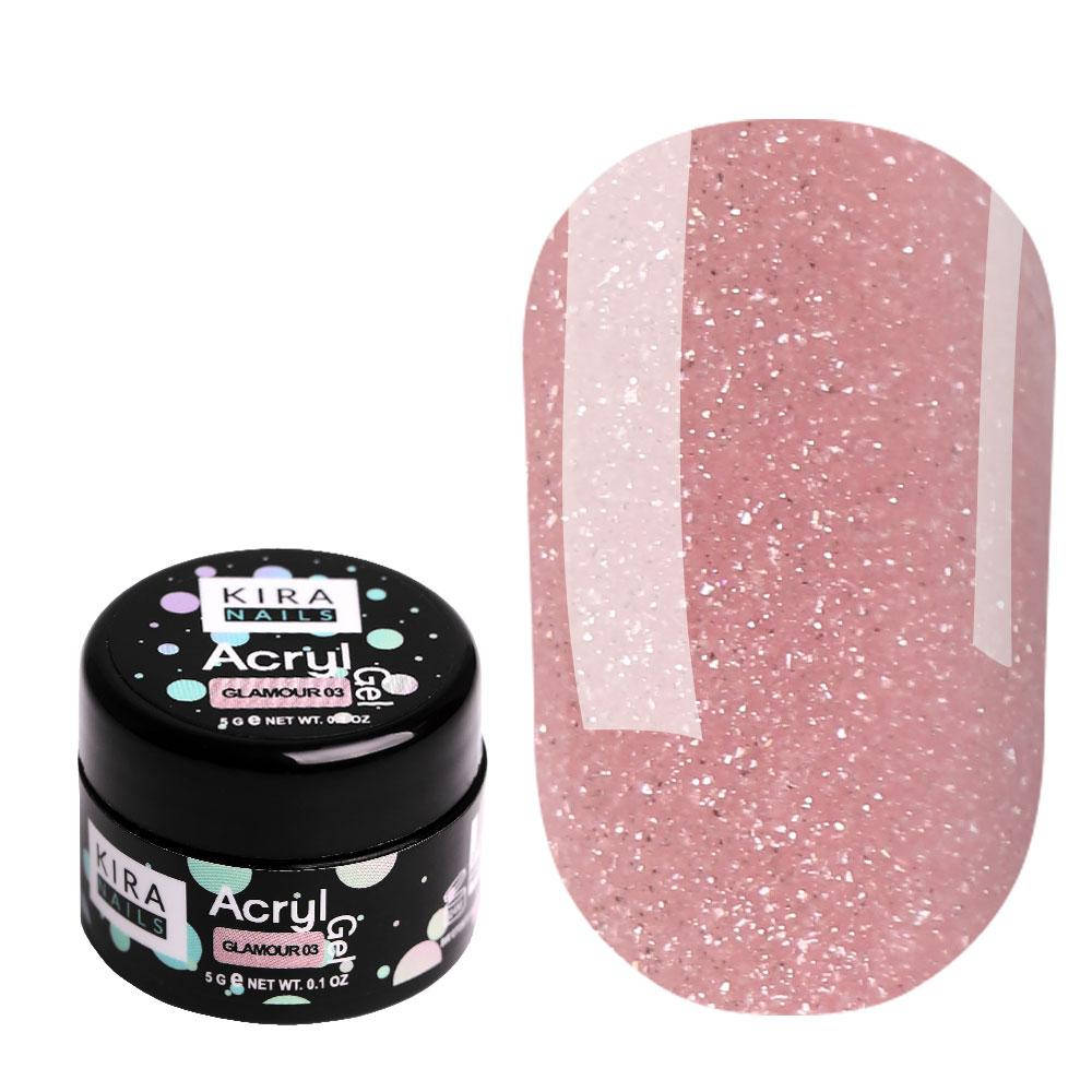 

Kira Nails Acryl Gel - Glamour 03, 5г