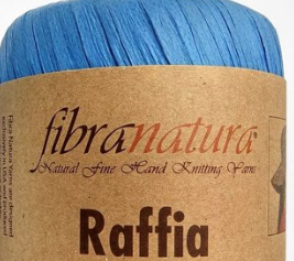 

Пряжа Raffia Fibranatura-116/10 рафия, Синий