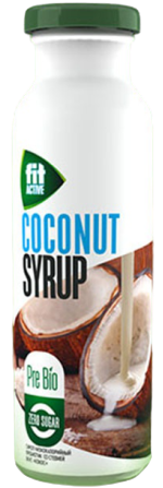 

Низкокалорийный сироп ФитПарад Fit Active пребиотик со стевией вкус "Кокос" (300 грамм)