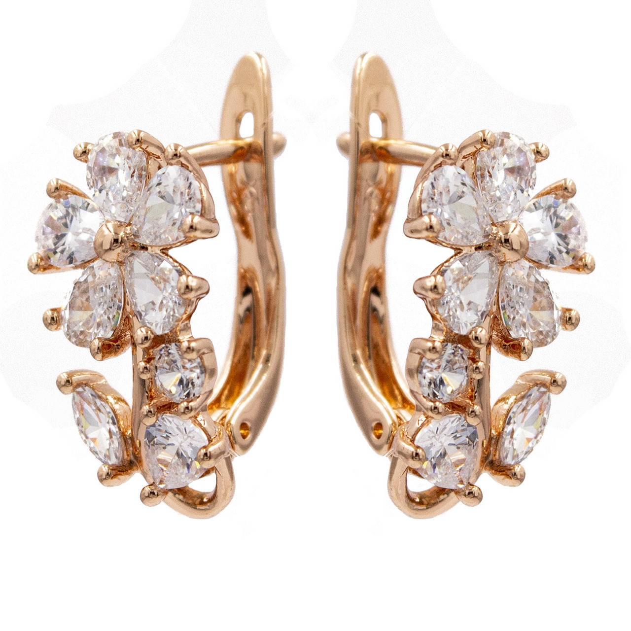 

Серьги классические “Барвинок” (Медицинское золото)