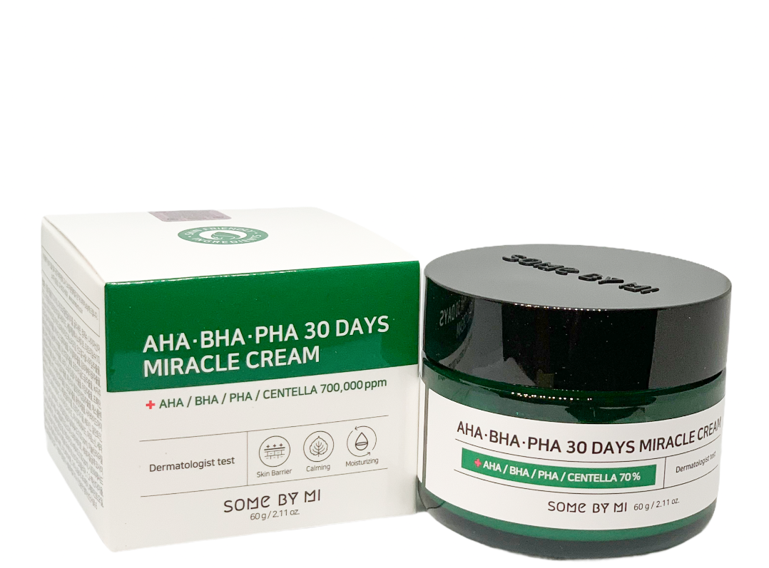 

Кислотный крем для проблемной кожи Some By Mi AHA-BHA-PHA 30 Days Miracle Cream