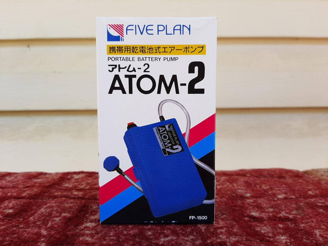 

Компрессор на батарейках для аквариума Atom-2, одноканальный.