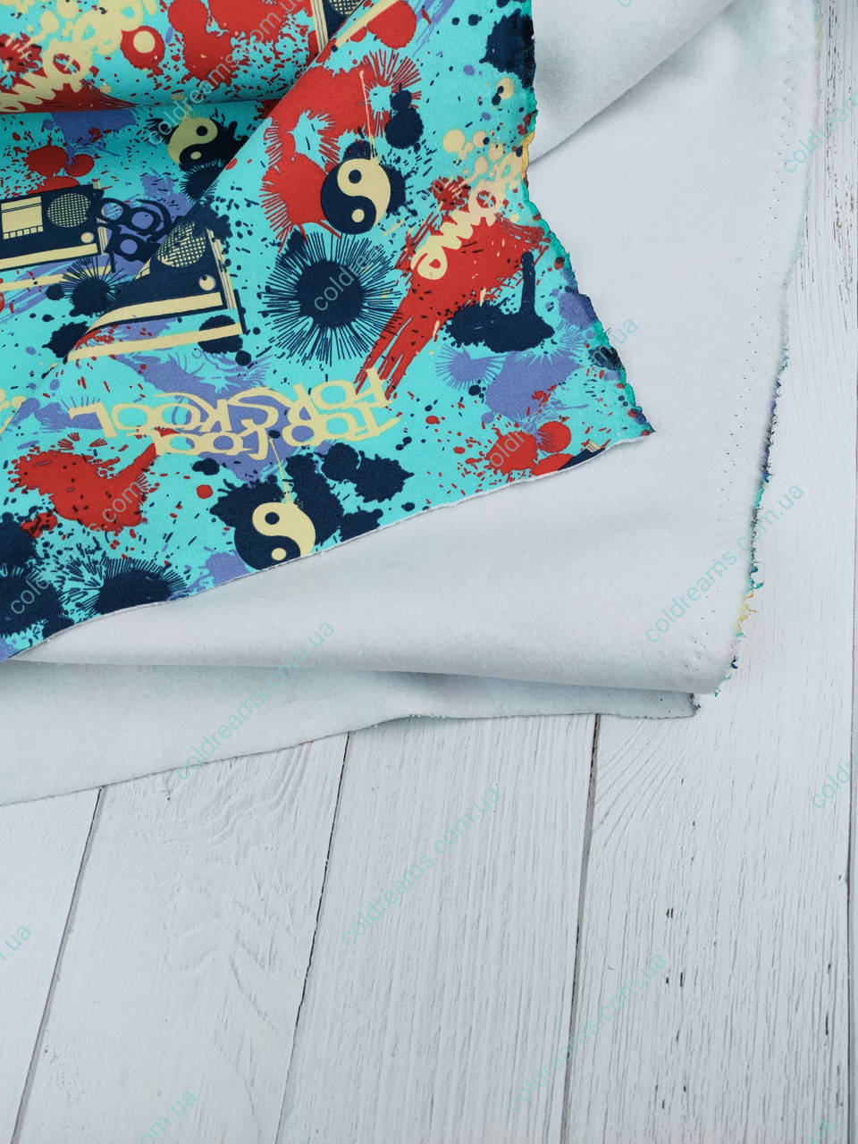 

Трехнитка с начесом "Магнитолы на ментоле" (ротация) плотность 310г/м.