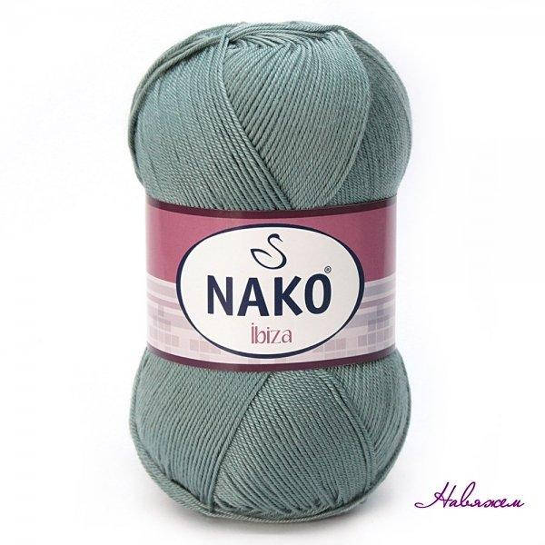 

Пряжа Ibiza Nako-10937, Темно-серый