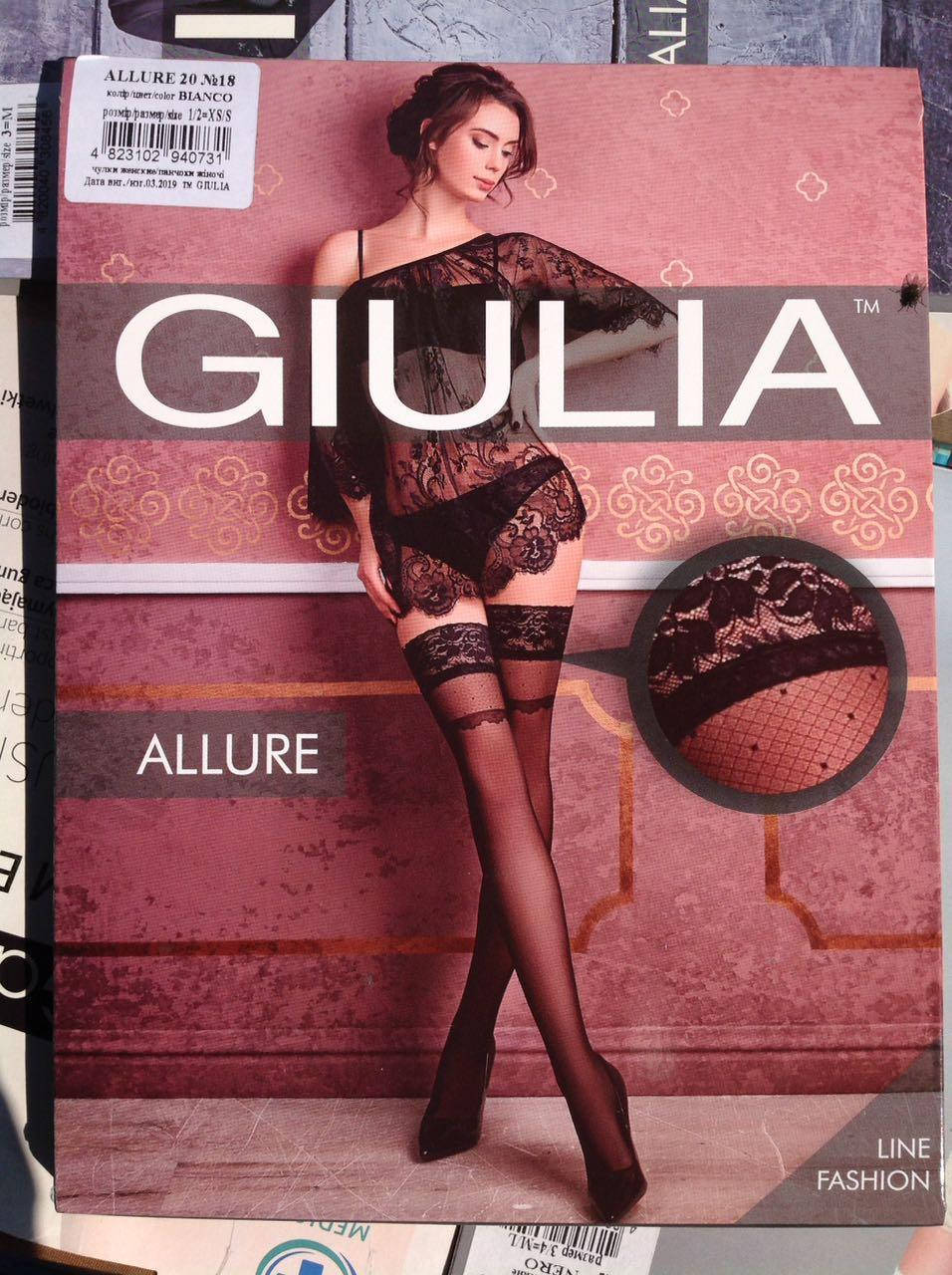 

ЧУЛКИ ИЗ МИКРОТЮЛИ С КРУЖЕВНОЙ РЕЗИНКОЙ р.  , 3/4 , черний