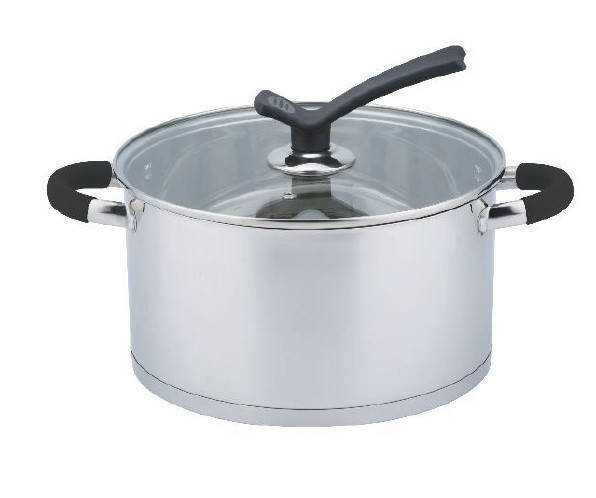 

Кастрюля с крышкой на ручке подставке Edenberg 7.7л (EB-3698), Серый