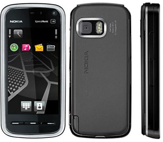 

Смартфон Nokia 5800 XpressMusic Black 1320 мАч, Черный