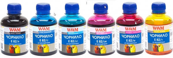 

Комплект чернил 6*200мл WWM E82 для Epson Stylus Photo T50 P50 PX660 Водорастворимые