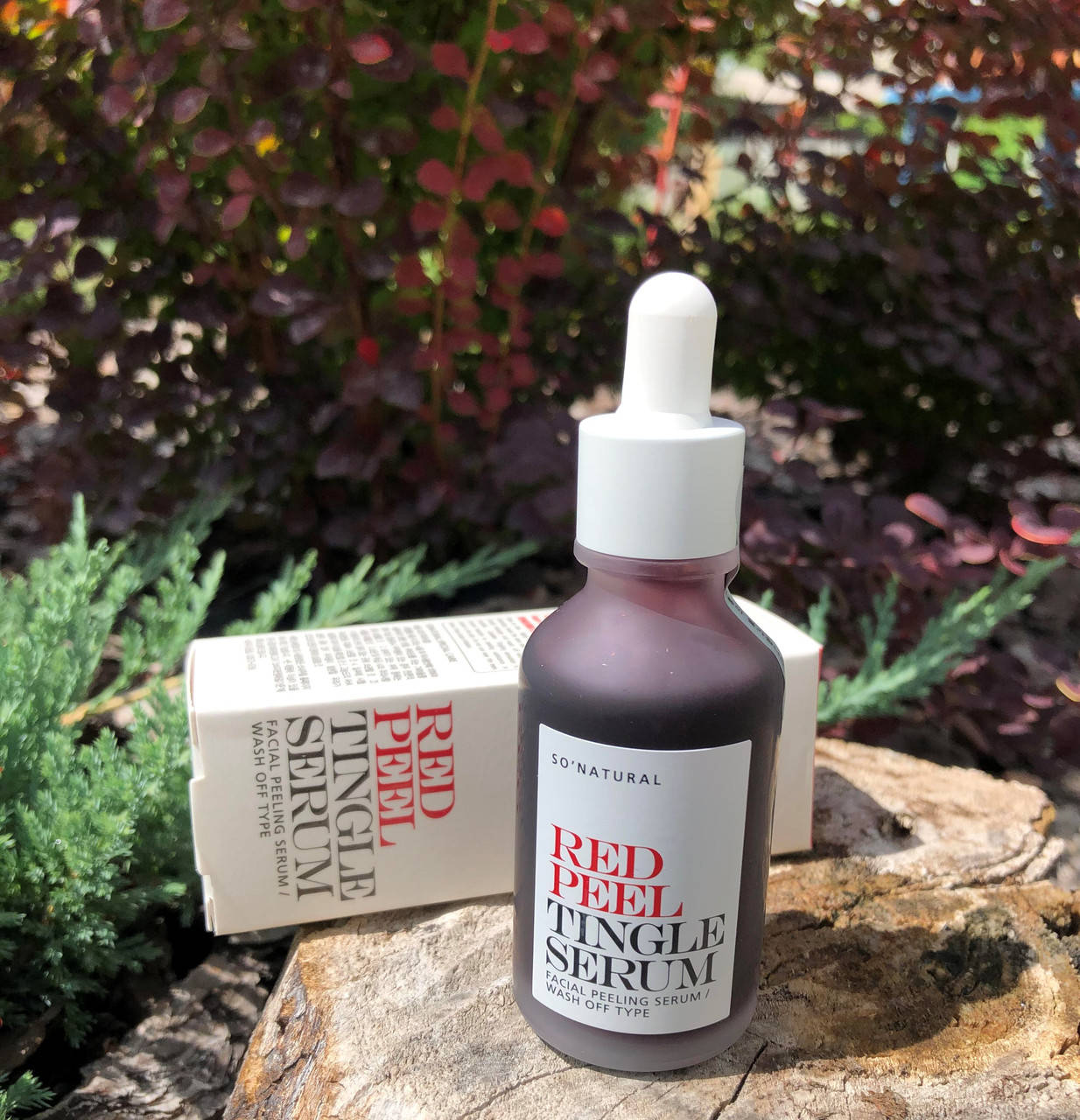 

Кислотная сыворотка с тингл-эффектом So'Natural Red Peel Tingle Serum