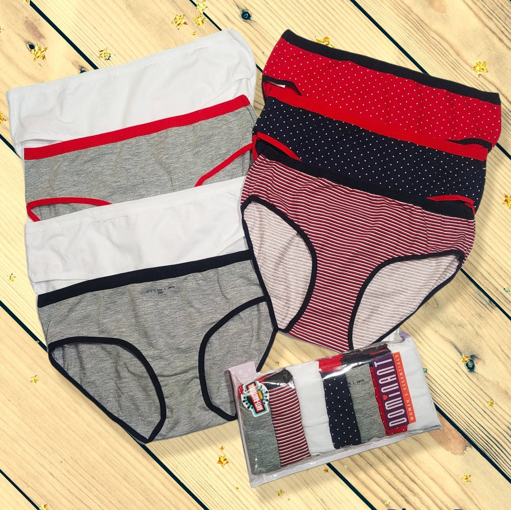 

Трусики брифы женские набор 7 штук хлопковые Размеры 2XL 3XL XXXL