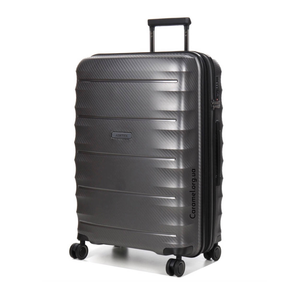 

Чемодан полипропиленовый с расширением  L серый | 33х77х53(+5) см | 3.800 кг | 115 л | Airtex 242