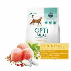 

Сухий корм Optimeal для котів Курка 300г