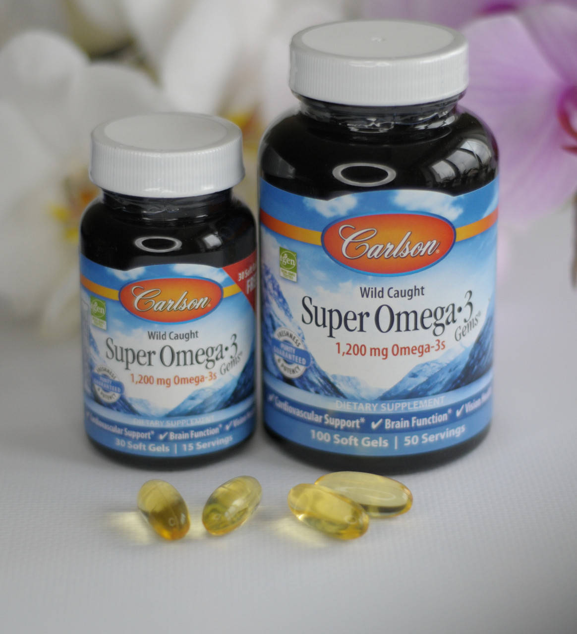 

Super Омега-3 Carlson Labs 100 капсул + 30 капсул в подарок