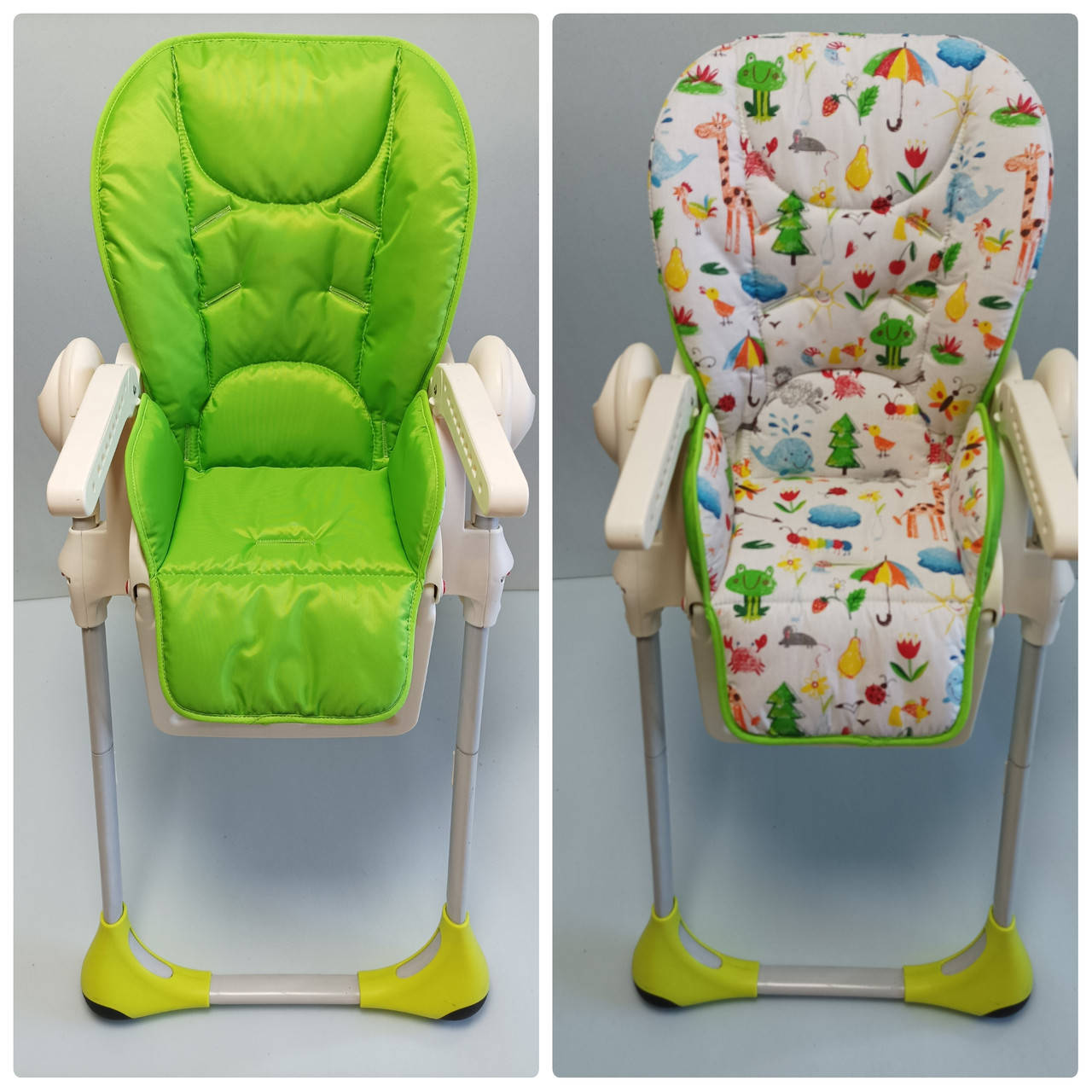

Двусторонний чехол на стульчик для кормления Chicco Polly 2 в 1, Чико Поли