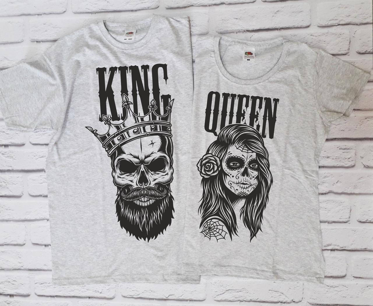 

Парные футболки "King/Queen"