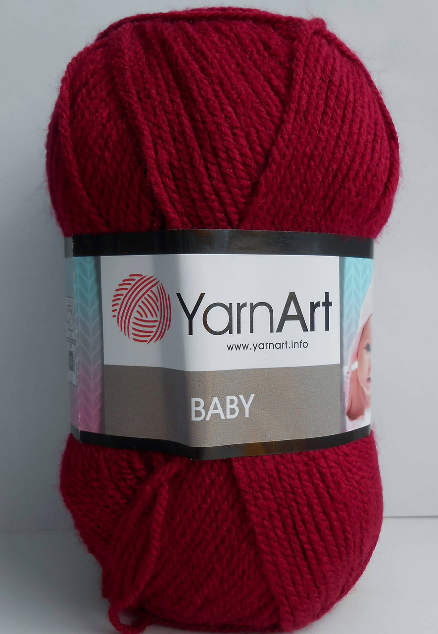 

Пряжа ЯрнАрт Беби ( YarnArt Beby ) №3024, Бордовый