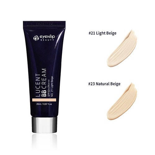 

Увлажняющий ББ-крем Eyenlip lucent bb cream SPF 50 #21 - Light Beige 20 мл.