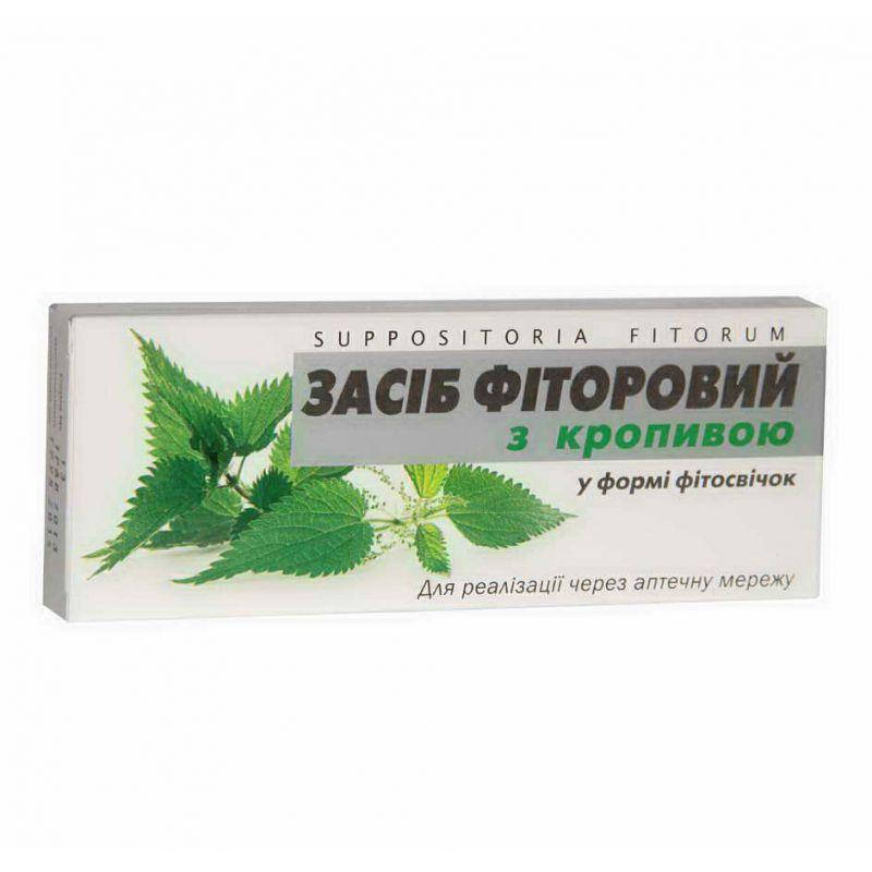 

Свечи фиторовые с крапивой