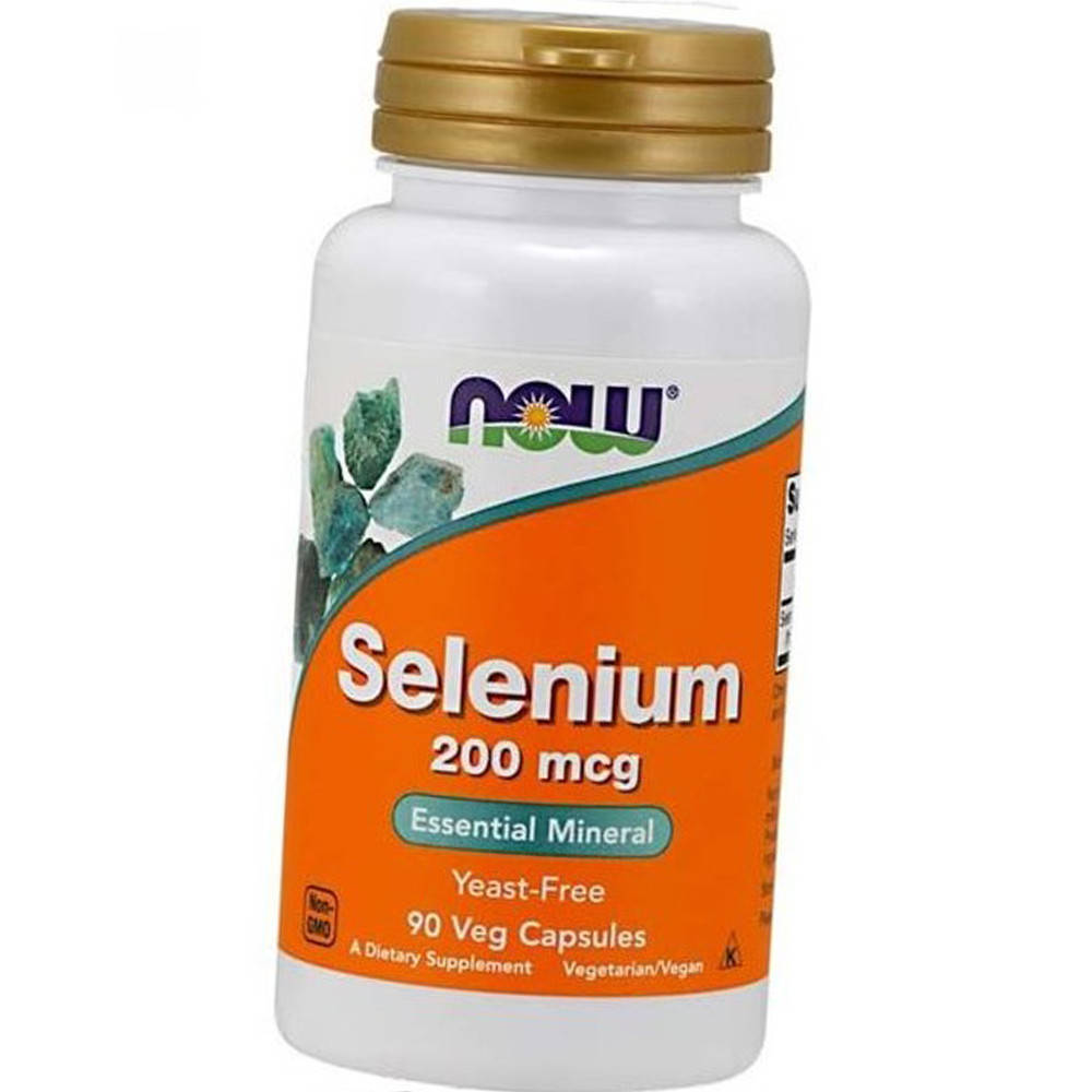 

Селен NOW Selenium 200 мкг 90 капс L-селенометионина