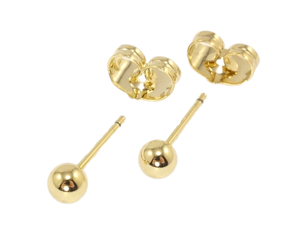 

Серьги Xuping Позолота 14K гвоздики (пусеты) "Шарики" ø 4мм