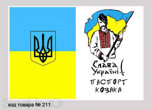 

Обложка обкладинка на паспорт козака
